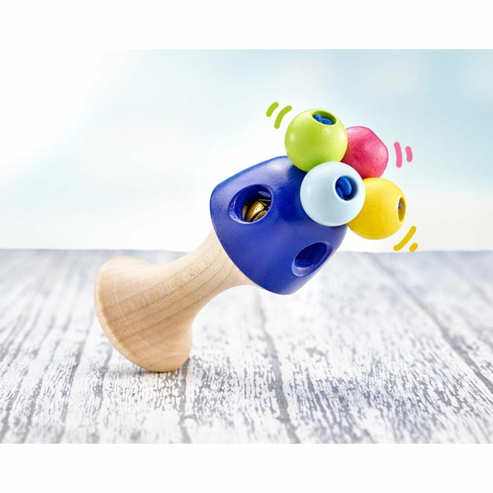 Selecta Spielzeug Girali Colori Gripping Toy, Gripping Toy, Baby Game, Baby Toy, Wood, 10 cm, 61062