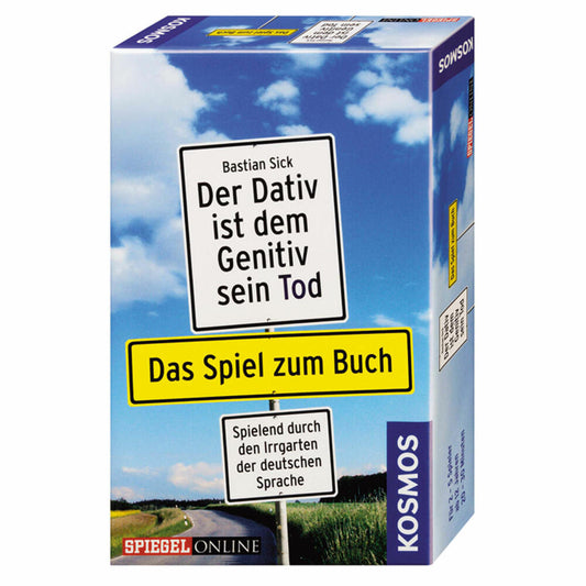 KOSMOS Familienspiele Der Dativ ist dem Genitiv sein Tod - Mitbringspiel, Spiel zum Buch, Bastian Sick, Deutsche Sprache, ab 12 Jahren, 699352