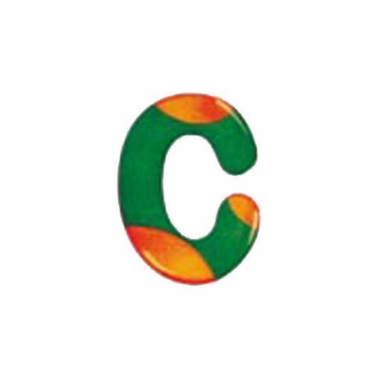 Selecta Toy Alphabet C, Letter, Children's Room Decoration, Wooden Toy, Wood, 8 cm, 60903