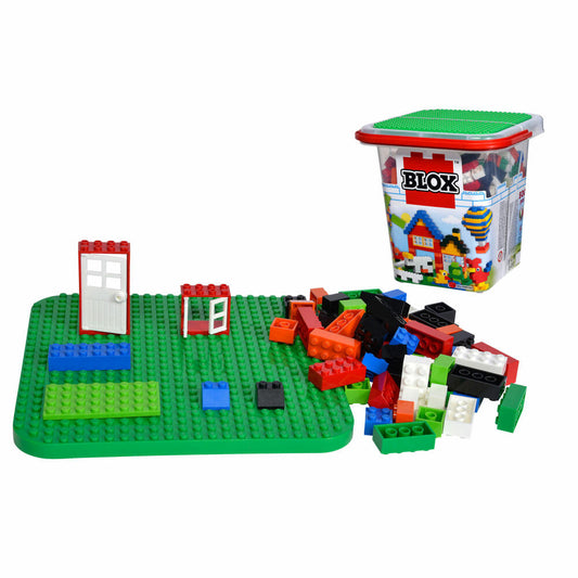 Simba Blox Bucket, 500 pcs., Stones, Building Plate, Building Blocks, Building Bricks, Children's Toy, 104114519