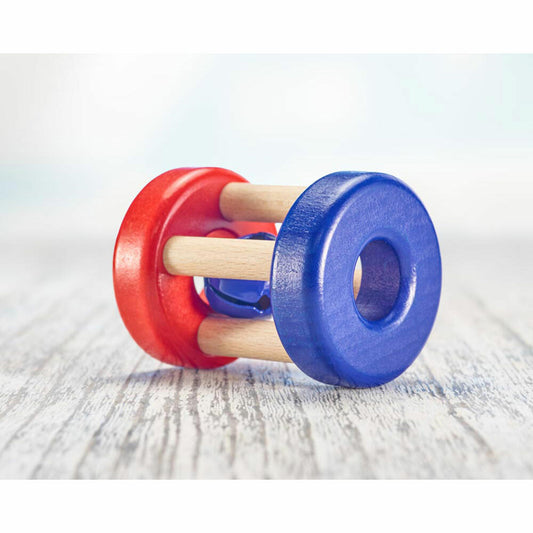 Selecta Spielzeug Girollo Greifspielzeug, Greifling, Babyspiel, Babyspielzeug, Holz, 7 cm, 61032