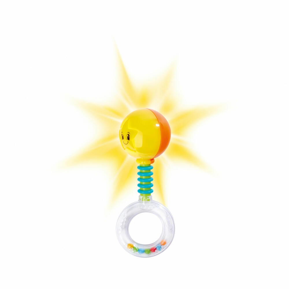 Simba ABC Strahlende Light-up Rassel, Greifling, Greifspielzeug, Baby Spielzeug, 104010060