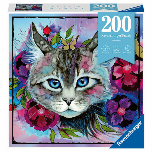 Ravensburger Puzzle Moment Cateye, Adult Puzzle, Children's Puzzle, Puzzles, 200 Pieces, 12960