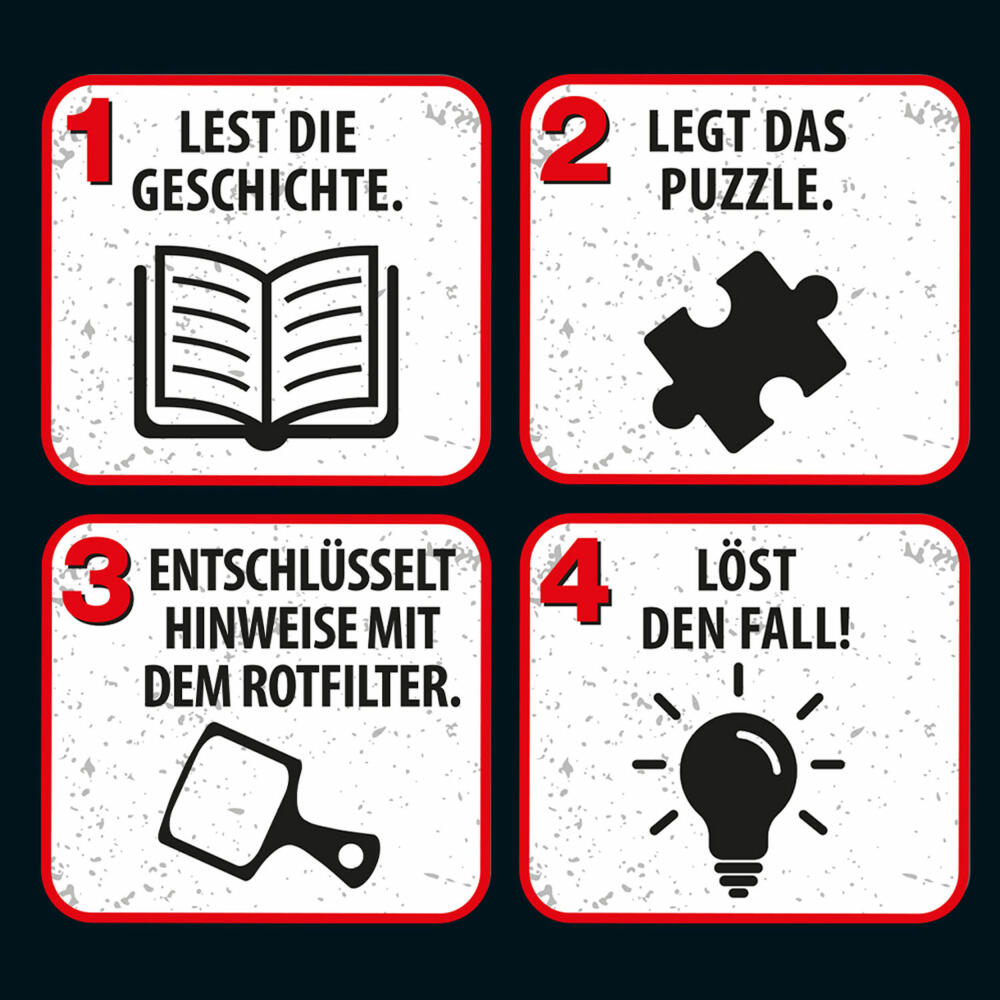 KOSMOS Krimipuzzle Die Drei ??? Kids Spuk auf dem Schulfest Puzzlespiel Kinderspiel Rätsel Spiel 200 Teile, 697983
