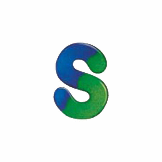 Selecta Toy Alphabet S, Letter, Children's Room Decoration, Wooden Toy, Wood, 8 cm, 60919