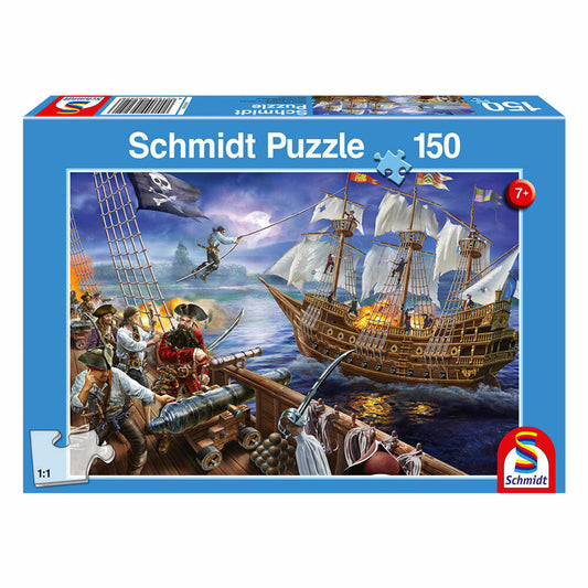 Schmidt Spiele Adventure with the Pirates, 150 puzzle pieces, children's puzzle, puzzle, 1 player, 56252