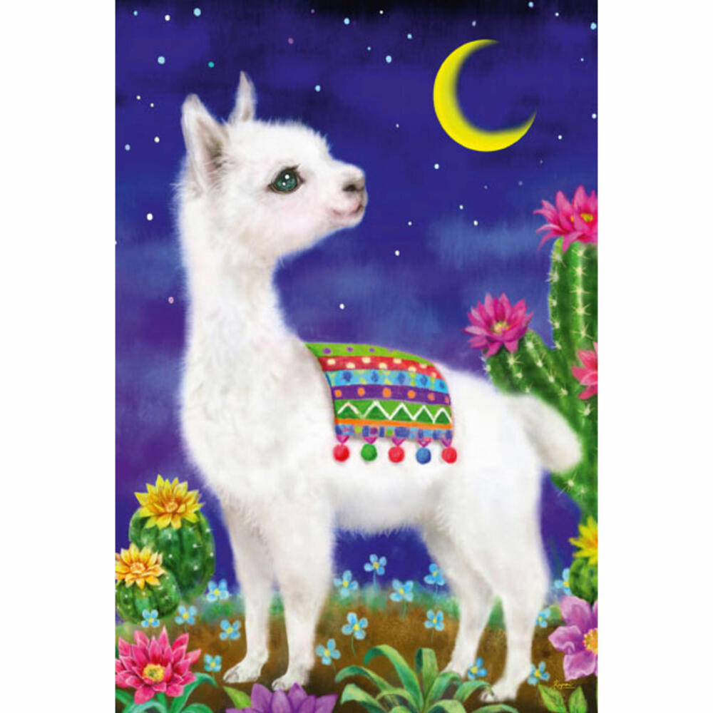 Schmidt Spiele Panda Sloth &amp; Lama, Children's Puzzle, Children's Puzzle, Children's Puzzles, 3 x 24 pieces, 56368