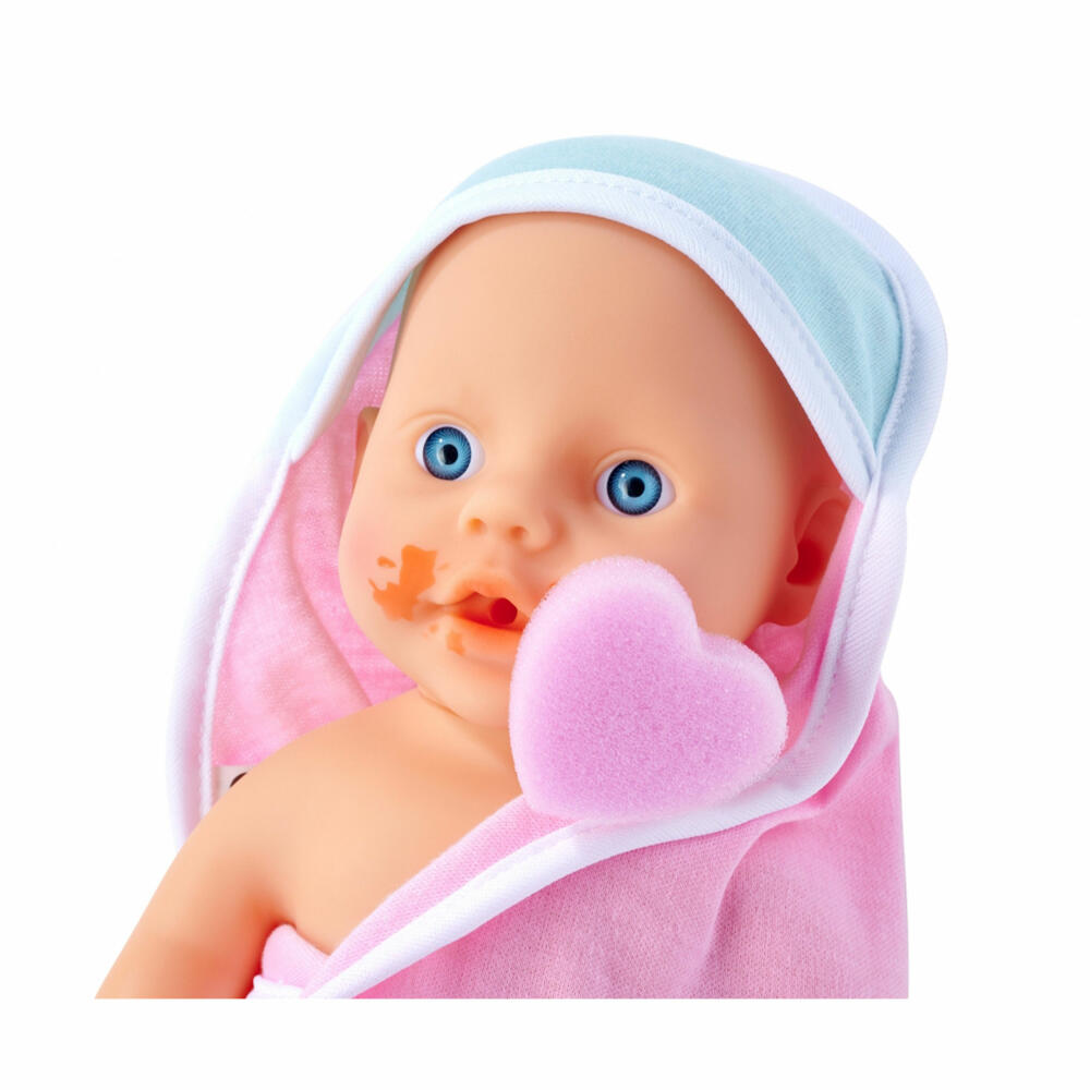 Simba New Born Baby Dreckspatz Bath Doll, Doll, Baby Doll, Waterproof Body, 105030006