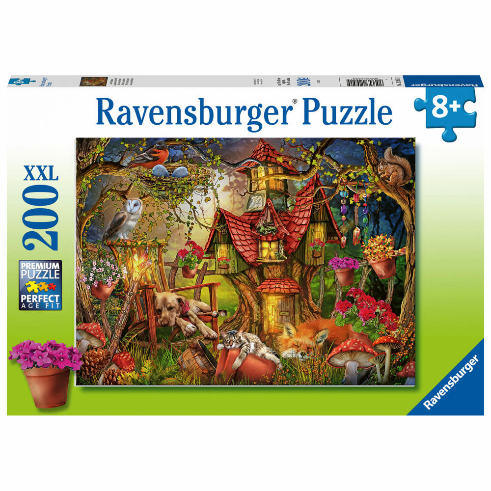 Ravensburger Puzzle The Forest House, Children's Puzzle, Puzzle Game, XXL Format, 200 Pieces, 12951