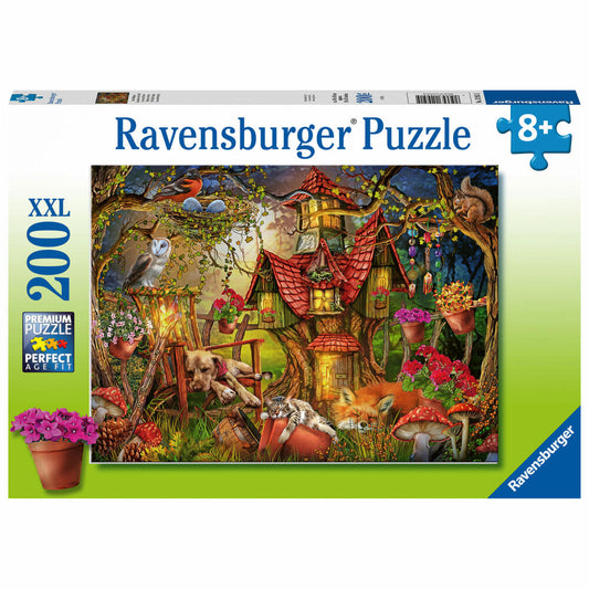 Ravensburger Puzzle The Forest House, Children's Puzzle, Puzzle Game, XXL Format, 200 Pieces, 12951