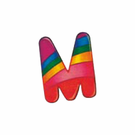 Selecta Toy Alphabet M, Letter, Children's Room Decoration, Wooden Toy, Wood, 8 cm, 60913