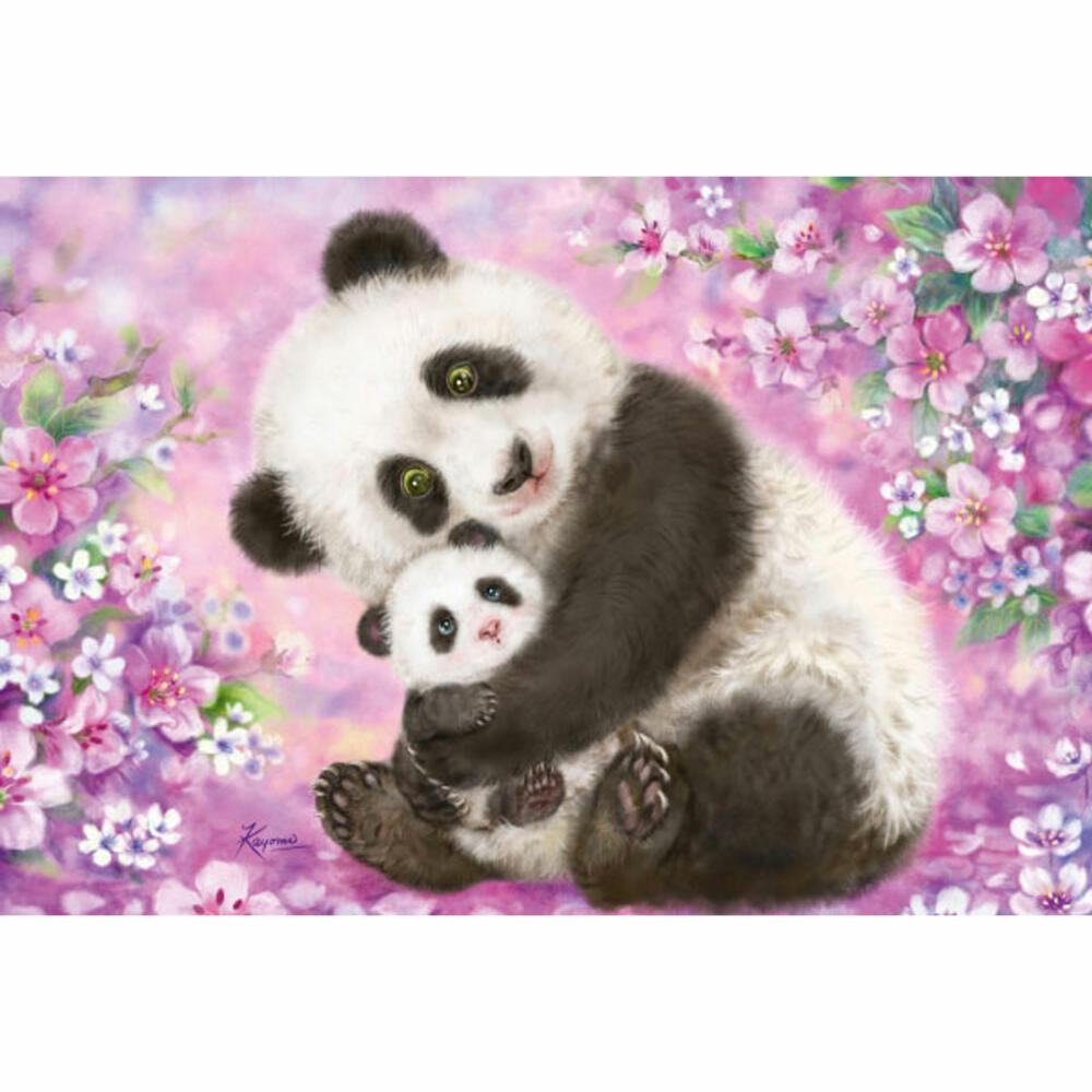 Schmidt Spiele Panda Sloth &amp; Lama, Children's Puzzle, Children's Puzzle, Children's Puzzles, 3 x 24 pieces, 56368