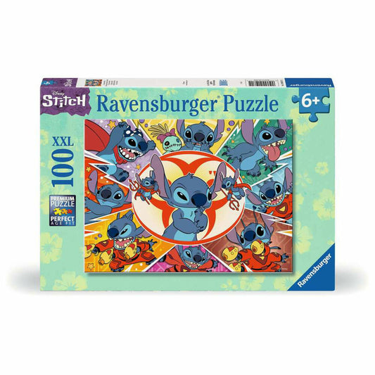 Ravensburger Stitch In My World, 100 pieces XXL, children's puzzle, children's puzzle, from 6 years, 12001071