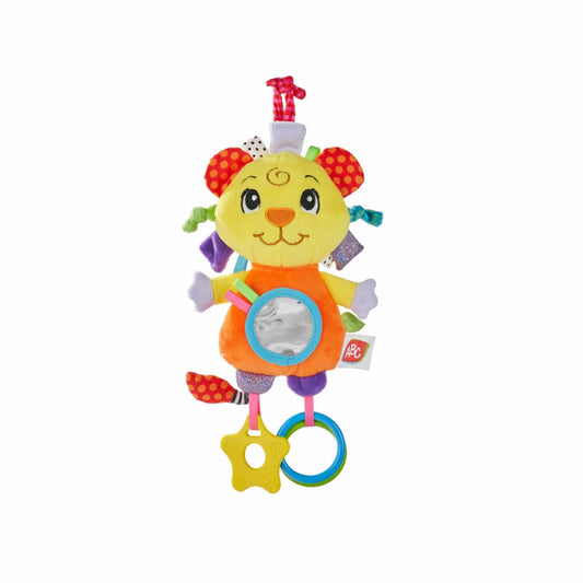 Simba ABC Colorful Fun Lion, Grasping Toy, Rattle, Plush Toy, Baby Toy, 104010035