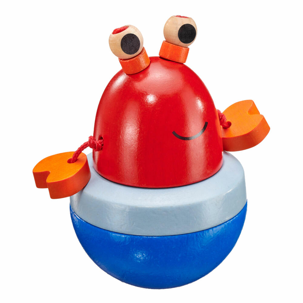 Selecta Babywelt Wackel Max, tumbler, tumbler, toy, baby, wood, 13 cm, 61066