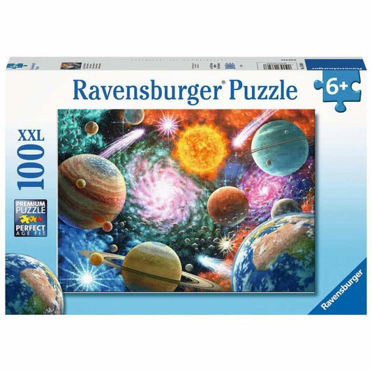 Ravensburger Stars and Planets, Puzzle, Children's Puzzle, Laying Game, Children, 100 Pieces XXL, 13346
