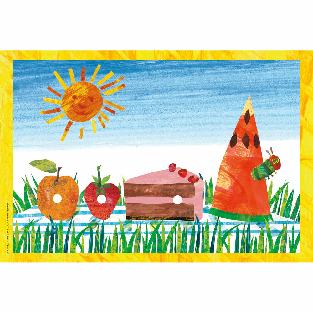 Schmidt Spiele The World of the Very Hungry Caterpillar, Children's Puzzle, Children's Puzzles, 3 x 48 pieces, 56431