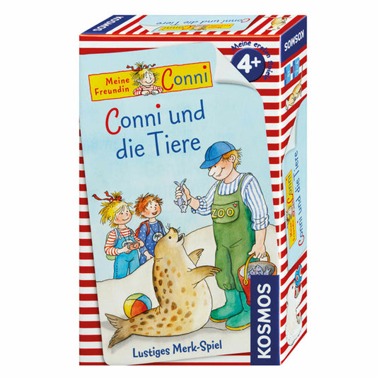 KOSMOS children's games Conni and the animals, memory game, memo game, memory game, from 4 years, 710989