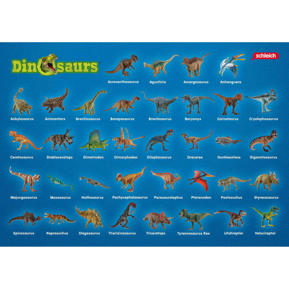 Schmidt Spiele Schleich Dinosaurs The Card Game, Bring-me-with-you Game, Children's Game, Trump, Quartet, 51450
