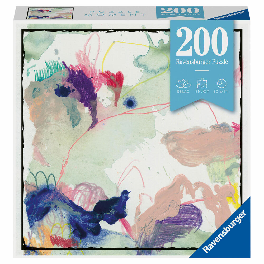 Ravensburger Puzzle Moment Colorsplash, Adult Puzzle, Children's Puzzle, Puzzles, 200 Pieces, 12959