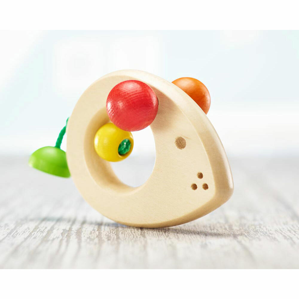 Selecta Spielzeug Topino Mouse Grasping Toy, Grasping Toy, Baby Game, Baby Toy, Wood, 8 cm, 61030