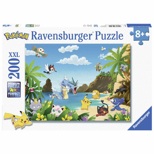 Ravensburger Catch them all!, Pokemon Puzzle, Children's Puzzle, Children's Puzzles, 200 pieces XXL, 12840