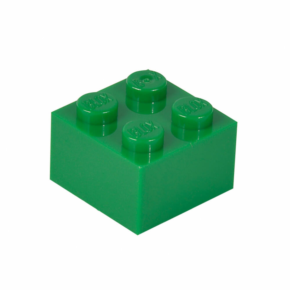 Simba Blox 100 Grüne 4er Steine in Dose, Bausteine, Klemmbausteine, Spielzeug, kompatibel mit bekannten Spielsteinen, 100 Stück, 104114532