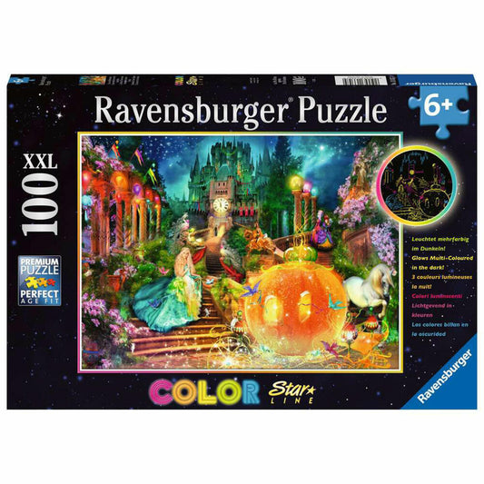 Ravensburger Children's Puzzle Dance at Midnight, Color Star Line, Children's Puzzle, Puzzles, 100 pieces XXL, from 6 years, 13357