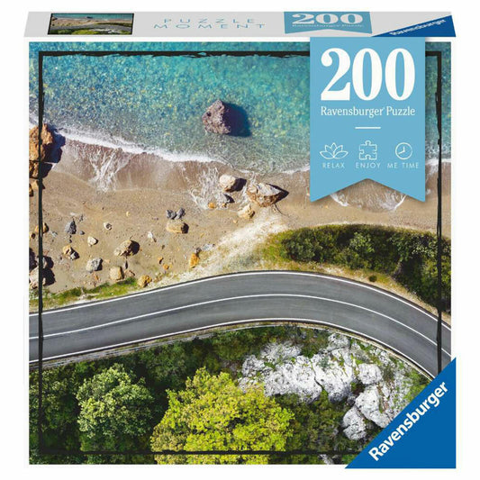 Ravensburger Puzzle Moment Beachroad, Erwachsenenpuzzle, Kurzpuzzle, 200 Teile, 13306