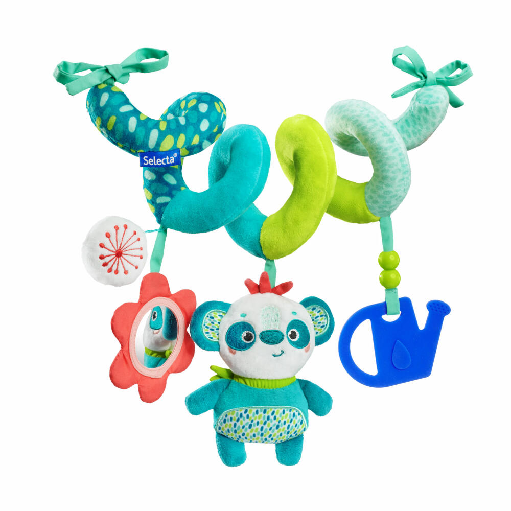 Selecta Tulips Garden Activity-Spirale Tulip, Spielanhänger, Spielzeug, Kinderwagen, Babyschale, 34 cm, 61077
