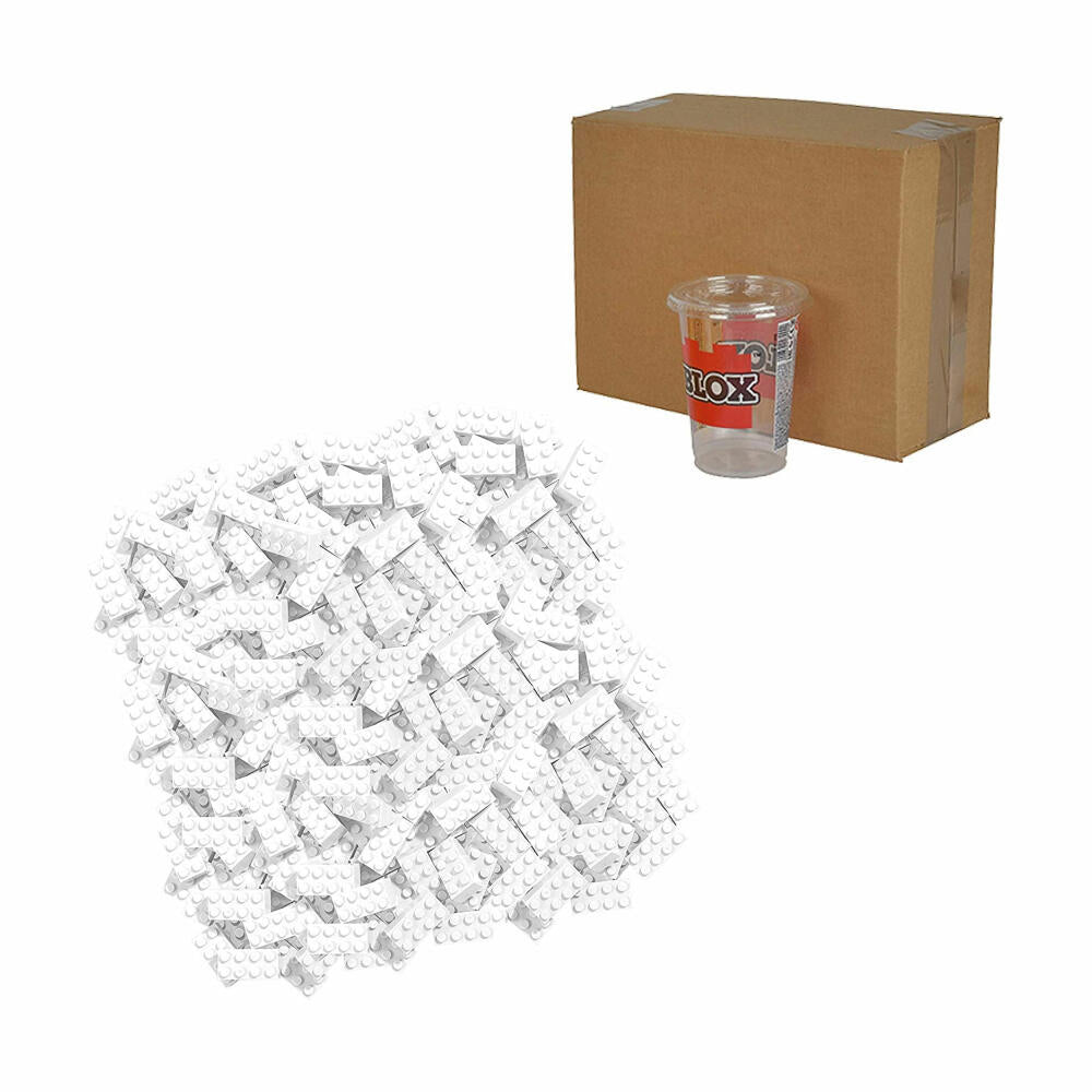 Simba Blox 500 White 8-Piece Bricks Loose, Building Blocks, Children's Toys, 500 Pieces, White, 104118930