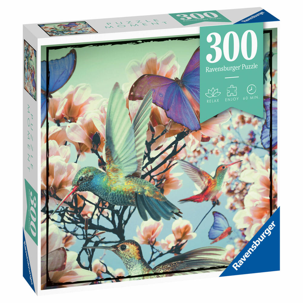 Ravensburger Puzzle Moment Hummingbird, Adult Puzzle, Children's Puzzle, Puzzles, 300 Pieces, 12969