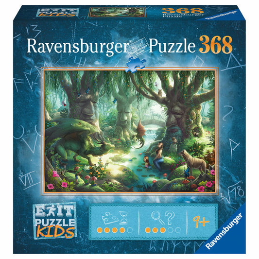 Ravensburger EXIT Puzzle Kids The Magic Forest, Children's Puzzle, Puzzle, Puzzle Game, Game, 368 Pieces, 12955