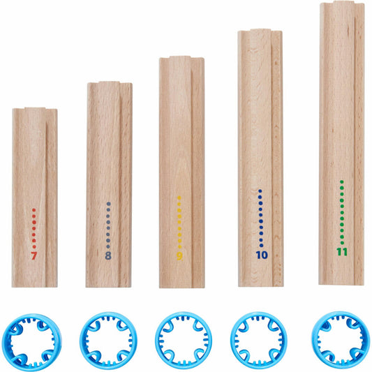 HABA Kullerbü - Supplementary Set High Columns, Supplement, Extension, Ball Track, from 2 years, 1304800001