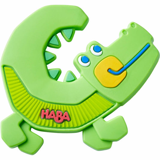 HABA Greifling Kroko, Greifspielzeug, Beißring, Spielzeug, ab 6 Monaten, 1306682001