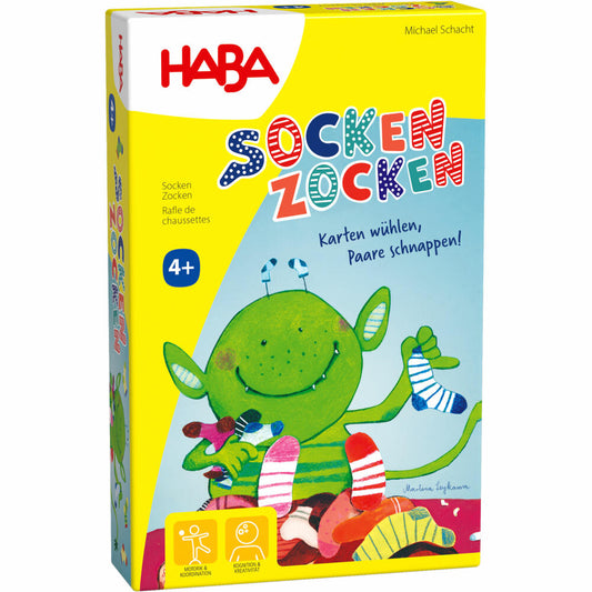 HABA Socks Gaming, Search Game, Collecting Game, Children's Game, from 4 years, 1306992001