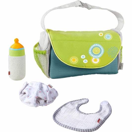 HABA Diaper Bag Summer Meadow, Doll Accessories, Doll Accessories, Toys, from 18 months, 1306516001