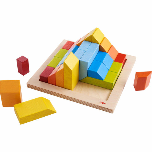 HABA 3D-Puzzle Game Creative Building Blocks Color Fun, Building Blocks, Toy, from 3 years, 1304854001