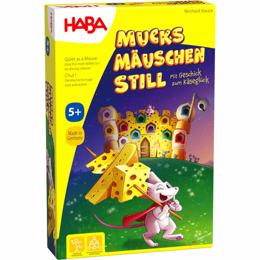 HABA Mucksmäuschenstill, skill game, children's game, from 5 years, 1307010001