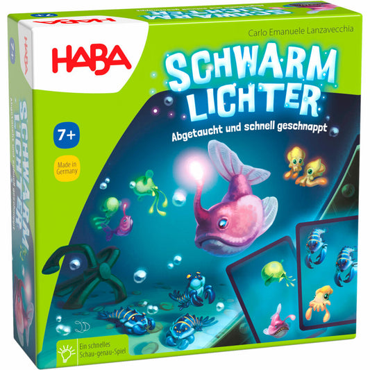 HABA Schwarmlichter, card game, dice game, children's game, from 7 years, 1307017001