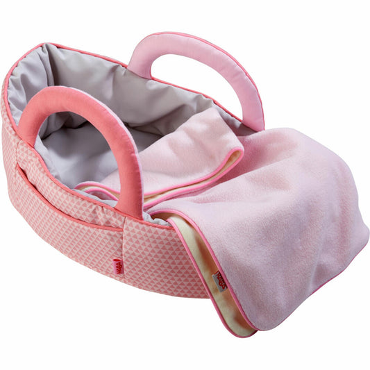 HABA Doll Carrying Bag Pink, Carrying Bag, Dolls, Accessories, Toys, from 18 Months, 1305072001