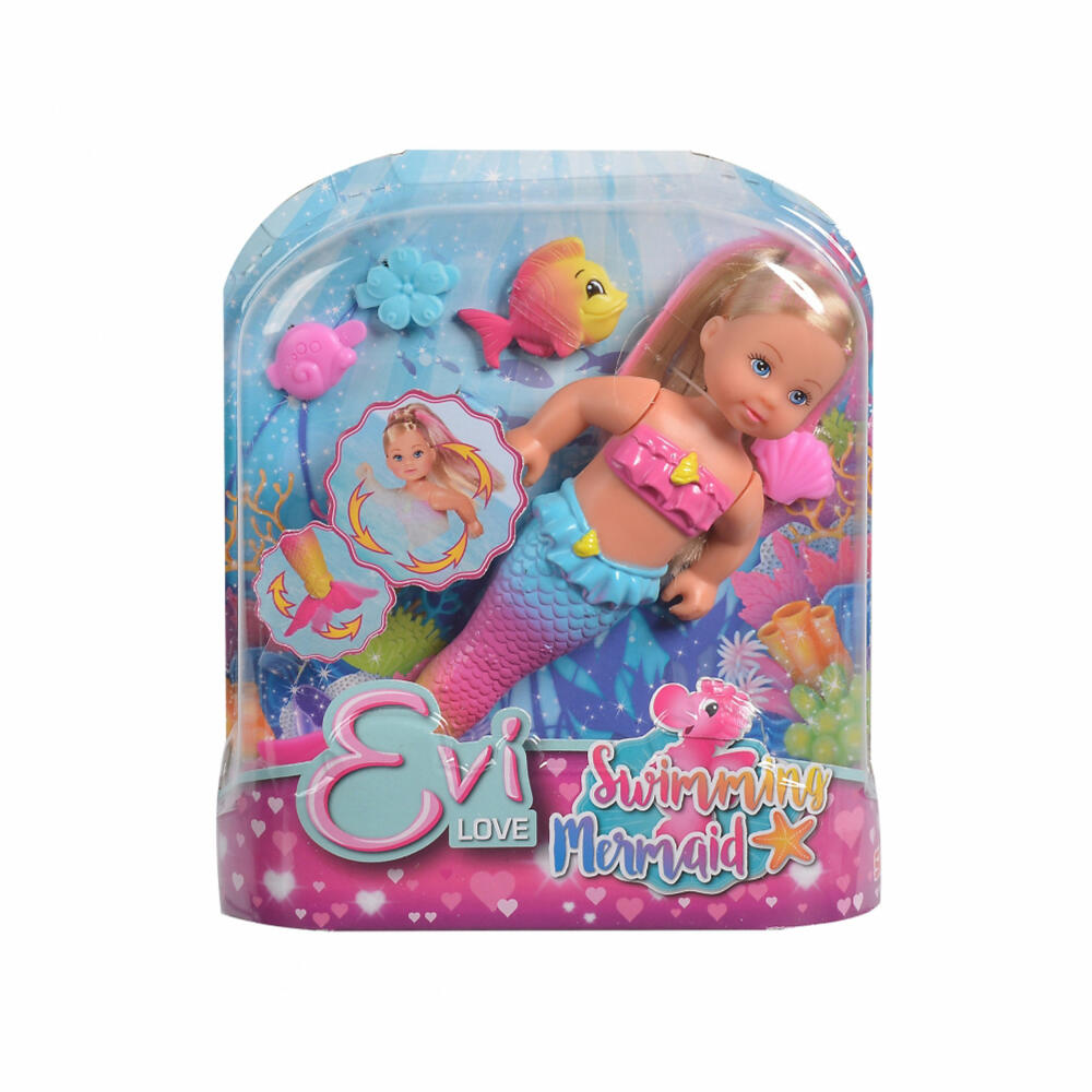 Simba Evi LOVE Swimming Mermaid, Doll, Fashion Doll, Dressing Doll, Mermaid, 105733318