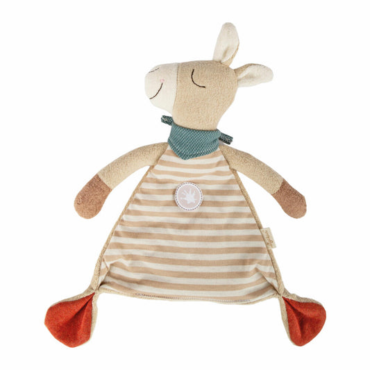 sigikid Schnuffeltuch Lama Vanilla, Schmusetuch, Kuscheltuch, Babytuch, Baumwolle, 39920