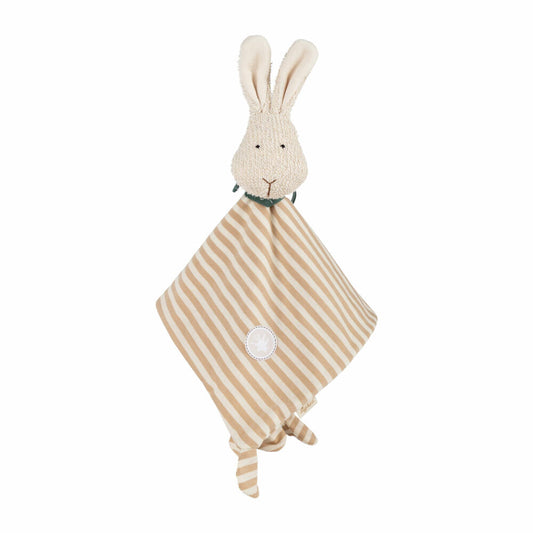 sigikid Schnuffeltuch Hase Vanilla, Schmusetuch, Kuscheltuch, Babytuch, Baumwolle, Beige, 39942