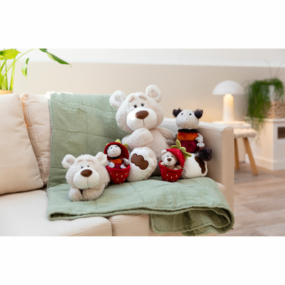 NICI Green Classic Bear Cuddly Toy Bear Bendix Dangling, Plush Toy, Dangling, Stuffed Toy, 35 cm, 49442