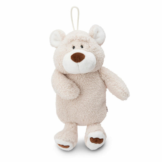NICI Green Classic Bear Hot Water Bottle Bear Bendix, Bed Bottle, Heat Cushion, Cuddly Toy, H 37 cm, 350 ml, 49447