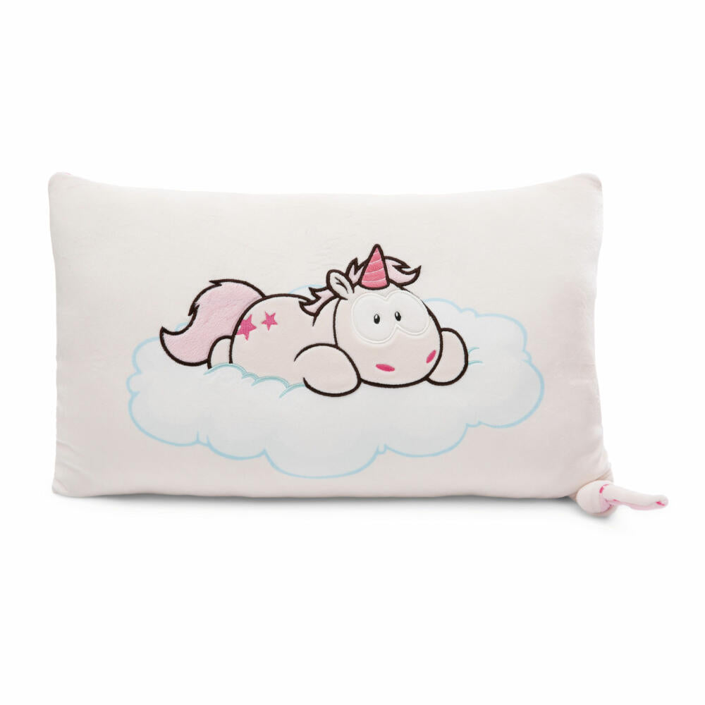 NICI Theodor &amp; Friends Pillow Unicorn Theodor Soft, Pillow, Cuddly Pillow, Decorative Pillow, 43 x 25 cm, 49489