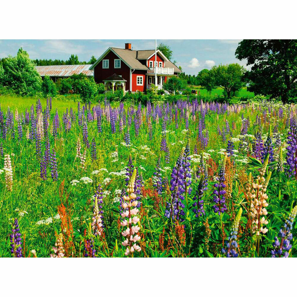 Ravensburger Puzzle Bauernhof in Schweden, Erwachsenenpuzzle, 500 Teile, 12000844