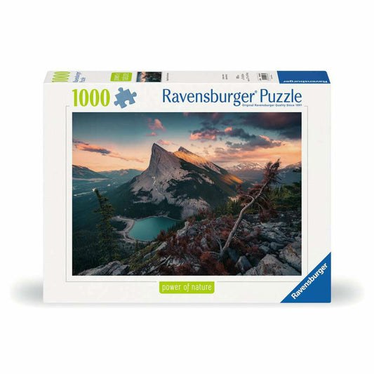 Ravensburger Puzzle Abends in den Rocky Mountains, Erwachsenenpuzzle, 1000 Teile, 12000033