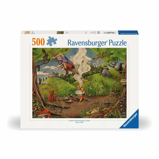 Ravensburger Puzzle Bei der Waldhexe, Erwachsenenpuzzle, 500 Teile, 12000777